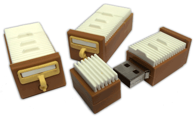 Card Catalog USB Drives