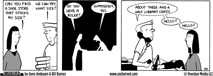 Unshelved comic strip for 3/12/2002