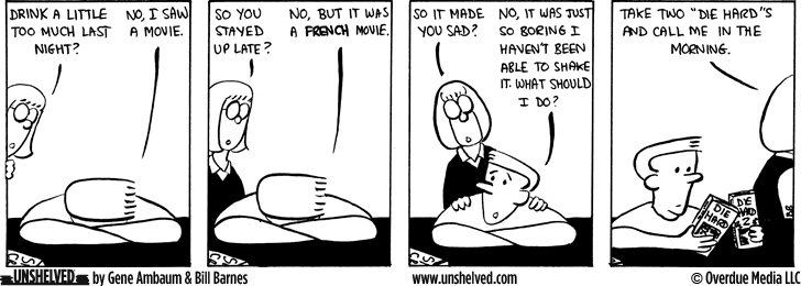 Unshelved comic strip for 3/17/2002