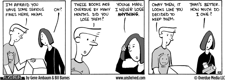 Unshelved comic strip for 3/18/2002