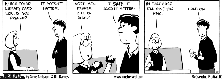 Unshelved comic strip for 3/19/2002