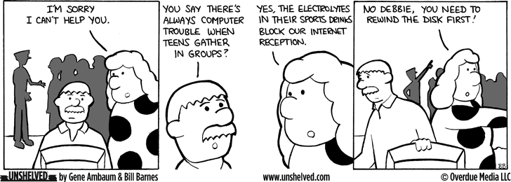 Unshelved comic strip for 3/13/2011