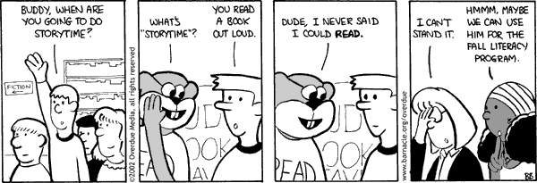 Unshelved comic strip for 7/21/2002