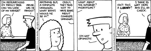 Unshelved comic strip for 12/2/2002