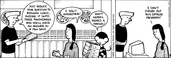 Unshelved comic strip for 1/3/2003