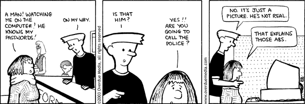 Unshelved comic strip for 1/21/2003