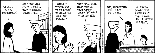 Unshelved comic strip for 3/20/2003