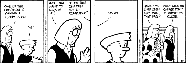Unshelved comic strip for 4/7/2003