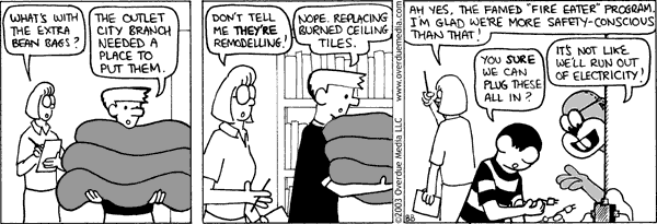 Unshelved comic strip for 8/18/2003