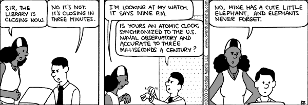 Unshelved strip for 10/25/2003