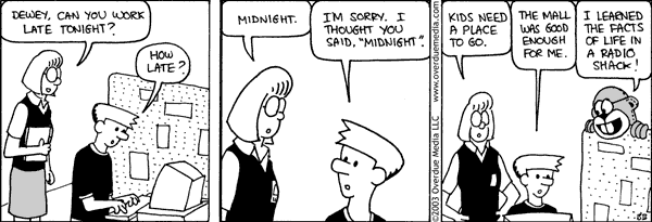 Unshelved comic strip for 11/3/2003