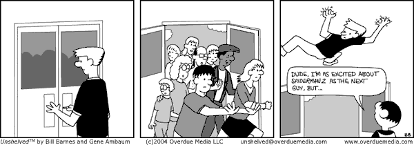 Unshelved strip for 2/22/2004