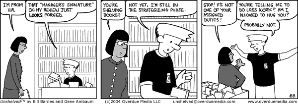 Unshelved strip for 2/23/2004
