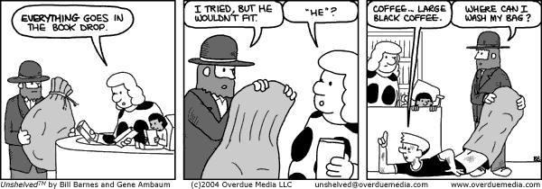Unshelved comic strip for 7/19/2004