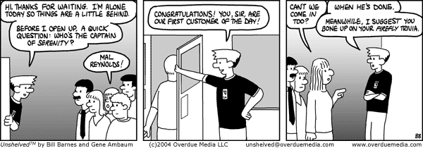 Unshelved comic strip for 8/8/2015
