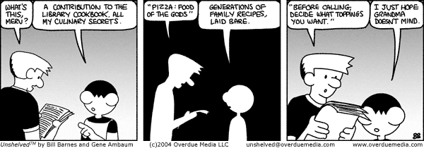 Unshelved comic strip for 11/4/2004