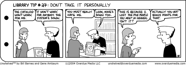 Unshelved strip for 2/13/2005