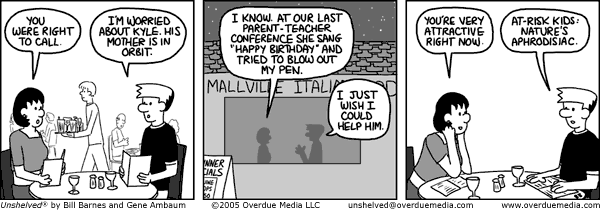 Unshelved comic strip for 8/25/2005