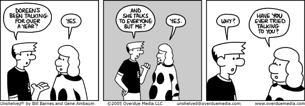 Unshelved comic strip for 8/30/2005