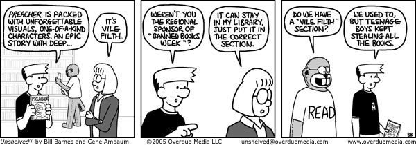 Unshelved comic strip for 10/25/2005
