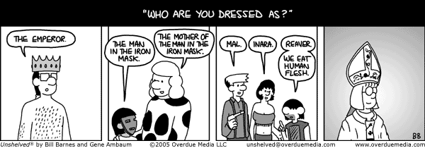 Unshelved strip for 10/31/2005