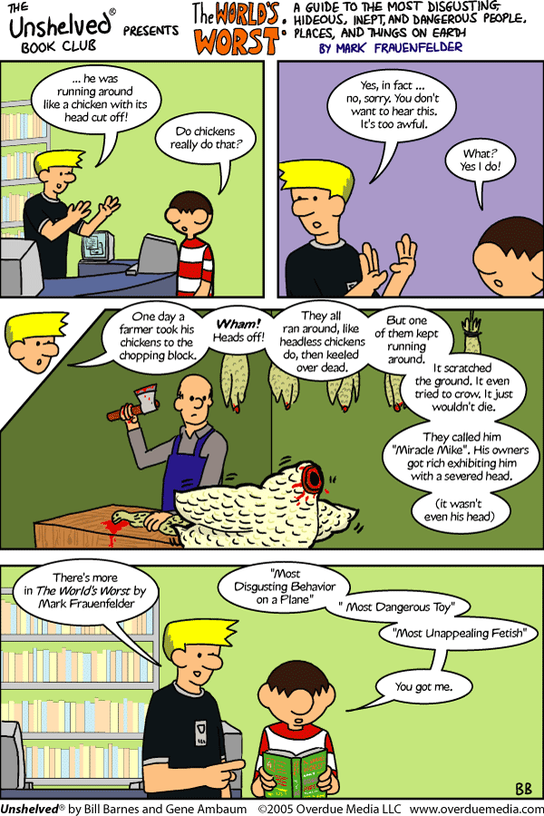 Unshelved comic strip for 11/6/2005