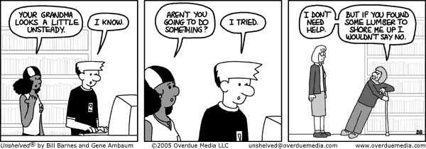 Unshelved strip for 11/21/2005