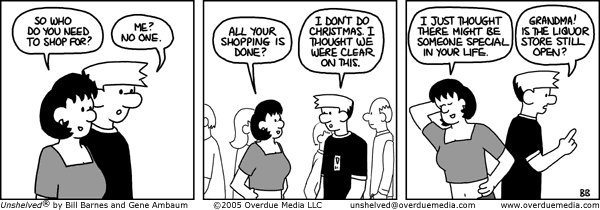 Unshelved comic strip for 12/25/2012
