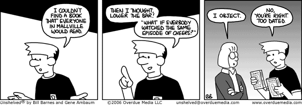 Unshelved comic strip for 2/23/2006