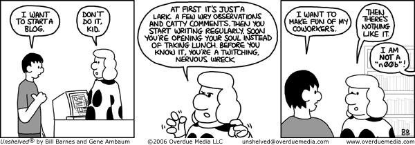 Unshelved strip for 3/11/2006