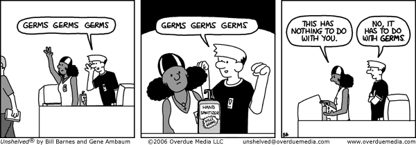 Unshelved comic strip for 4/3/2006