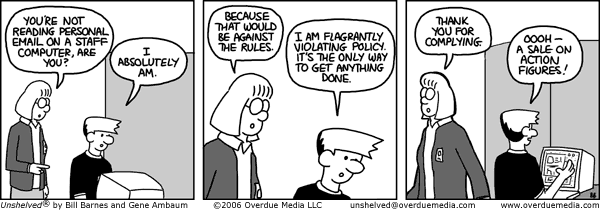 Unshelved strip for 4/15/2006