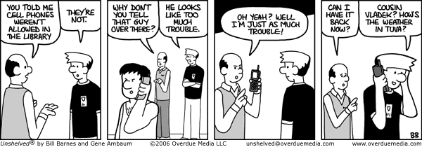 Unshelved comic strip for 9/22/2006