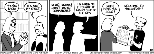 Unshelved comic strip for 2/1/2007