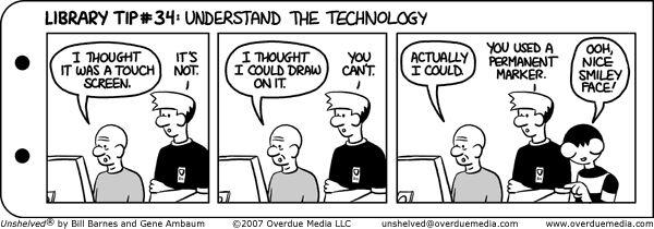 Unshelved strip for 2/10/2007
