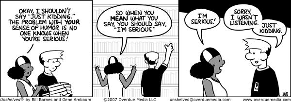 Unshelved strip for 3/21/2007