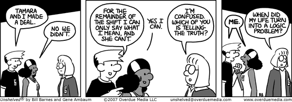 Unshelved strip for 3/22/2007
