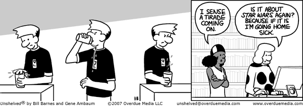 Unshelved strip for 4/2/2007