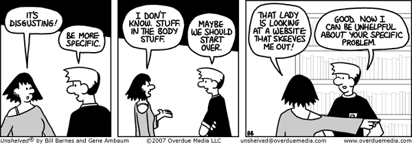 Unshelved strip for 5/22/2007