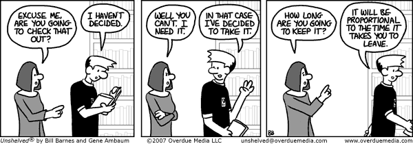 Unshelved strip for 6/13/2007