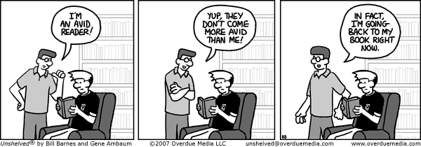 Unshelved strip for 6/14/2007
