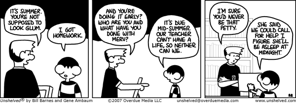 Unshelved strip for 6/19/2007