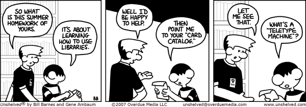 Unshelved strip for 6/20/2007