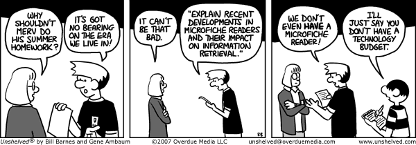 Unshelved strip for 6/21/2007