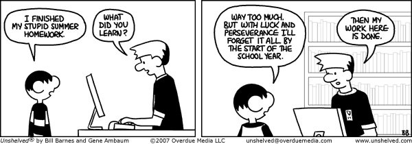 Unshelved comic strip for 6/23/2007