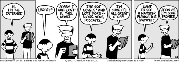 Unshelved comic strip for 6/28/2007