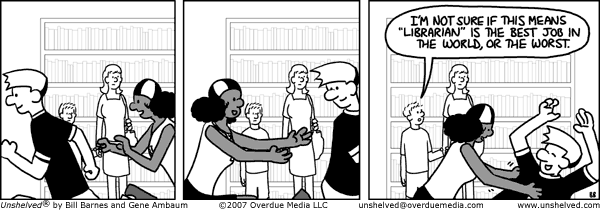 Unshelved comic strip for 7/21/2007