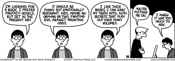Unshelved strip for 7/23/2007