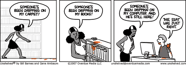 Unshelved comic strip for 7/27/2007