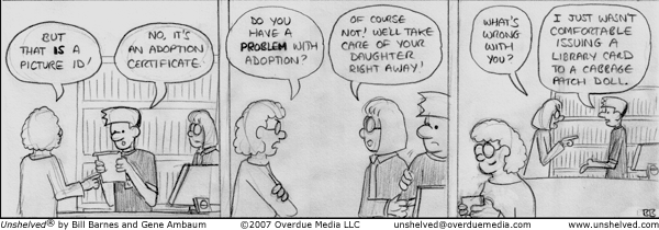 Unshelved strip for 8/3/2007